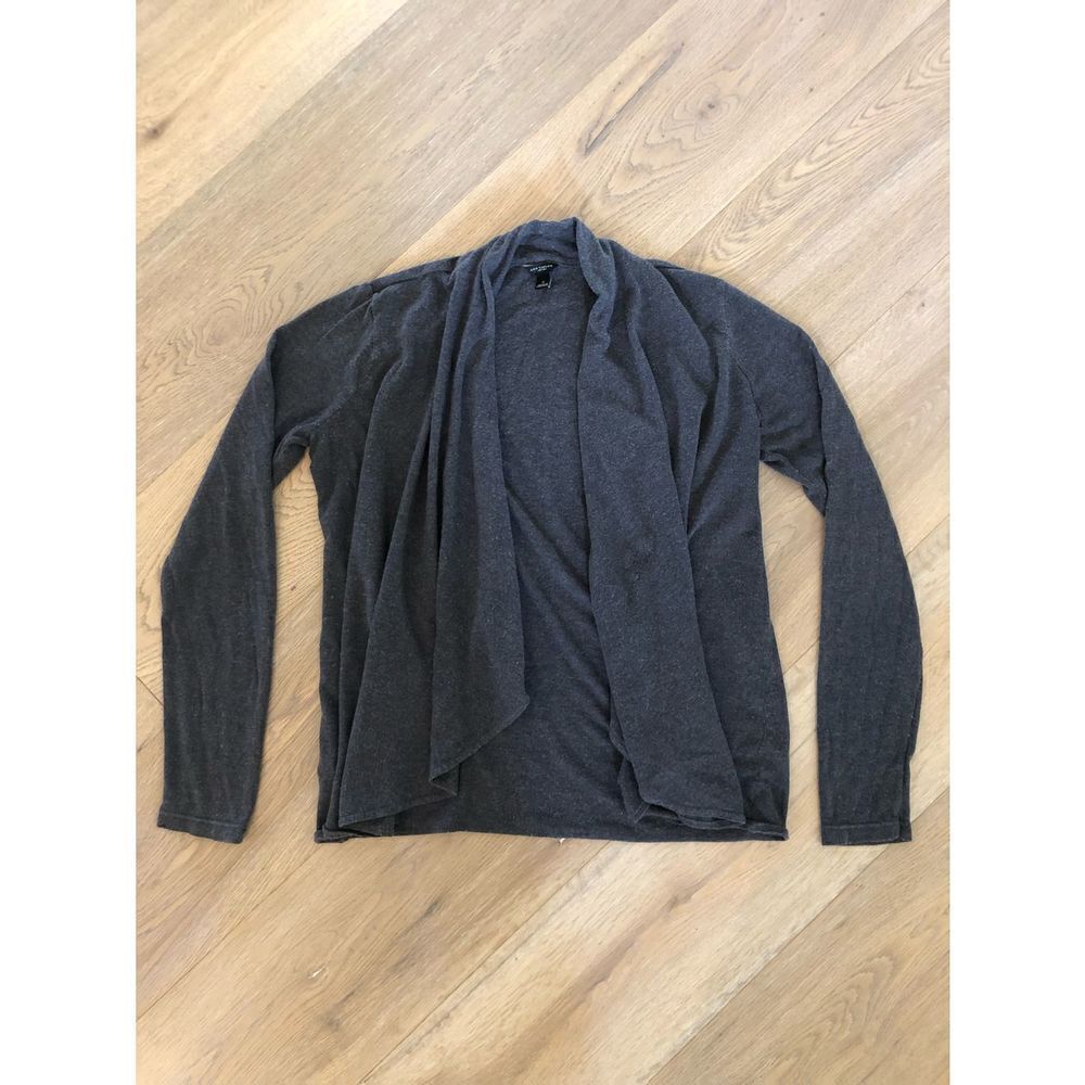 Ann Taylor Gray Open Cardigan, Women’s S